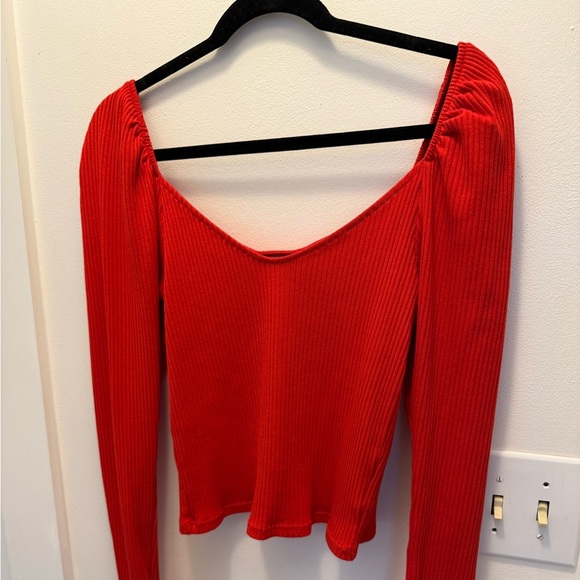 H&M Ribbed Square Neck Top - Picture 2 of 5